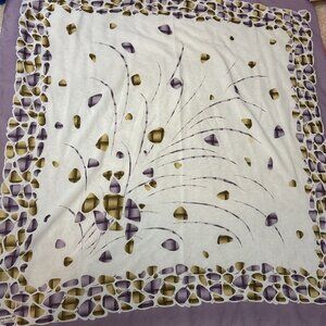 Nurel square Scarf Made in Turkey 42”
